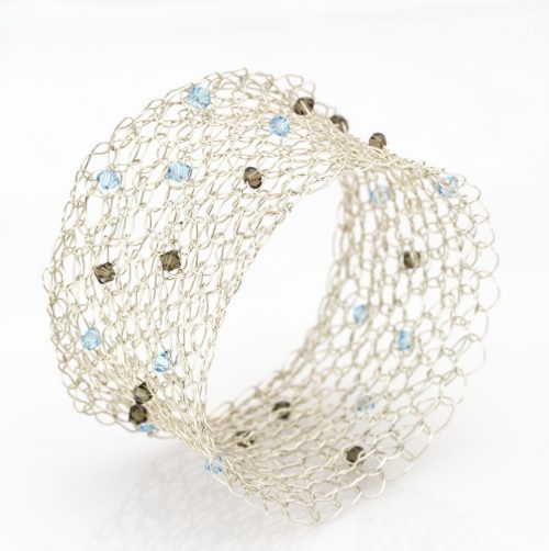 Crochet Bracelet, Czec Beads